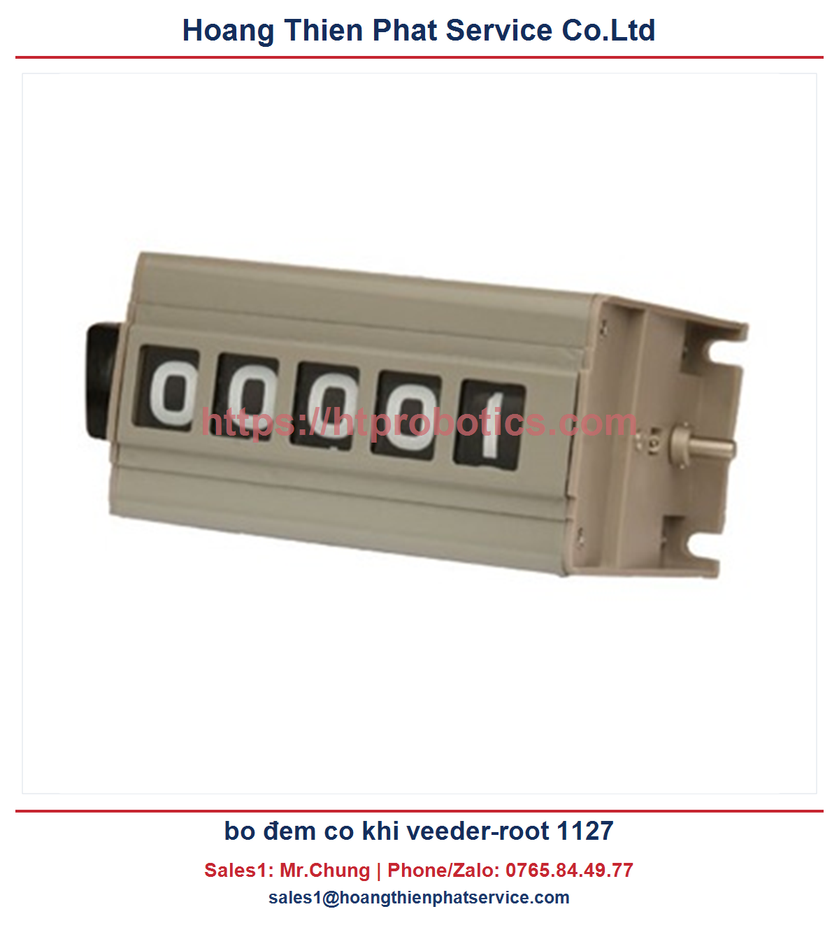Bộ đếm cơ khí Veeder-Root 1127