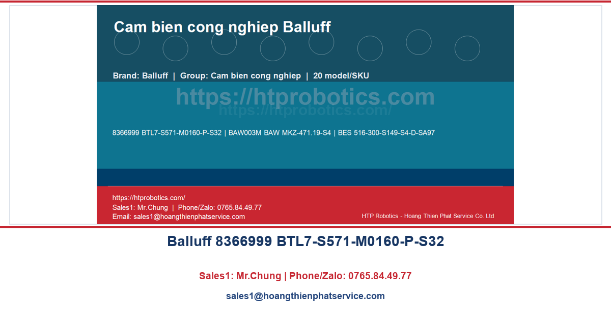 Balluff 8366999 BTL7-S571-M0160-P-S32