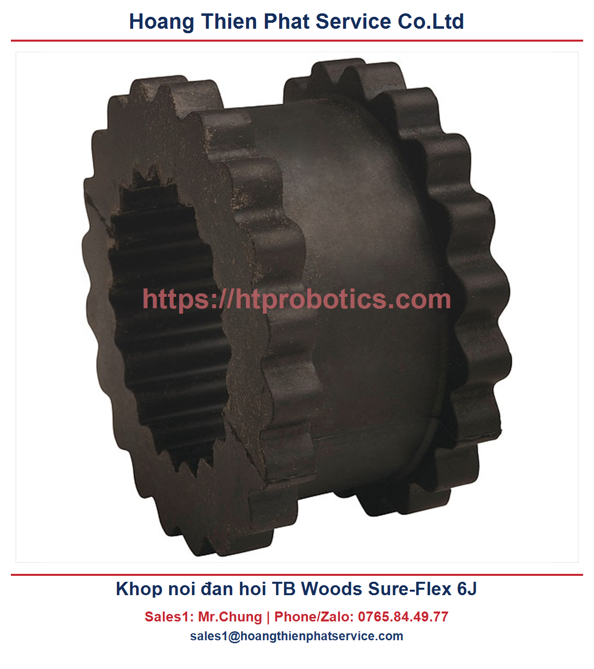 Khớp nối đàn hồi TB Woods Sure-Flex 6J