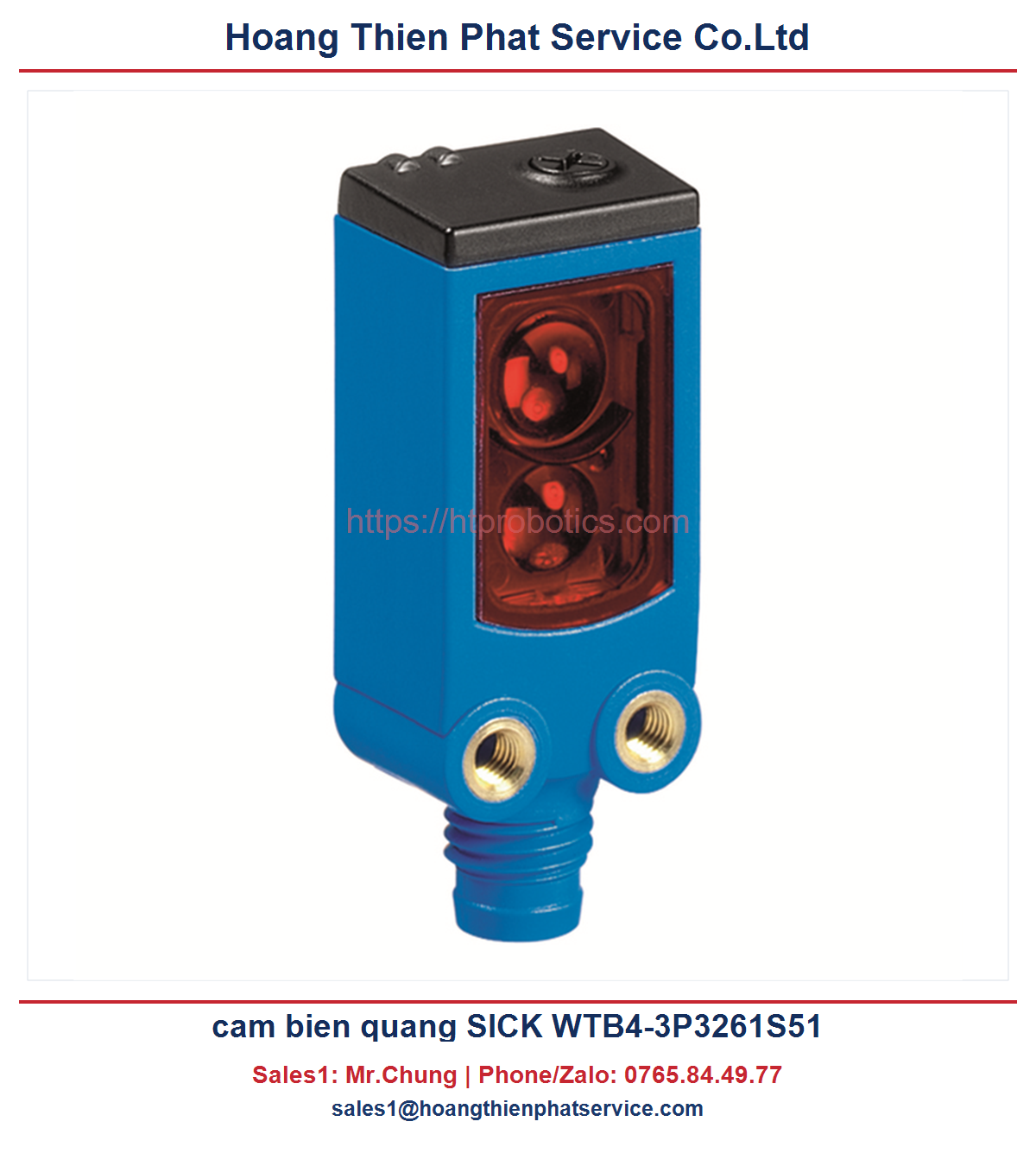 cảm biến quang SICK WTB4-3P3261S51