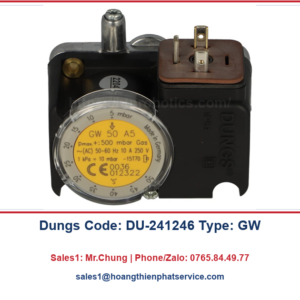 Thiết bị công nghiệp Dungs Code: DU-241246 Type: GW