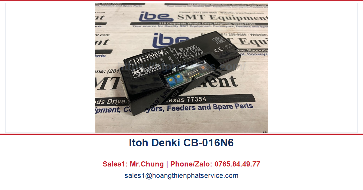 Bo mạch điều khiển con lăn Itoh Denki CB-016N6 chính hãng