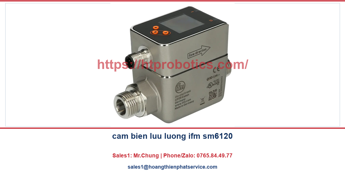 Cảm biến lưu lượng IFM SM6120