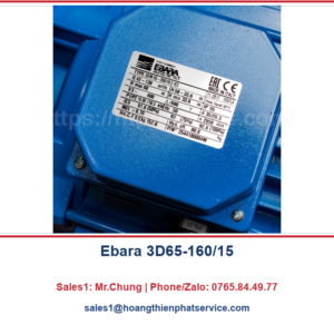 Bơm công nghiệp Ebara 3D65-160/15