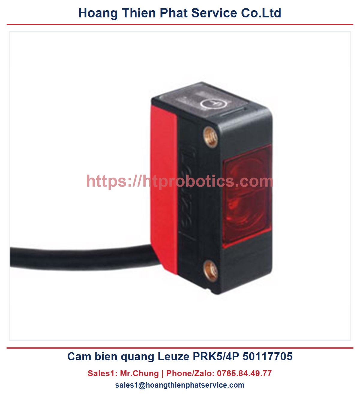 Cảm biến quang Leuze PRK5/4P 50117705