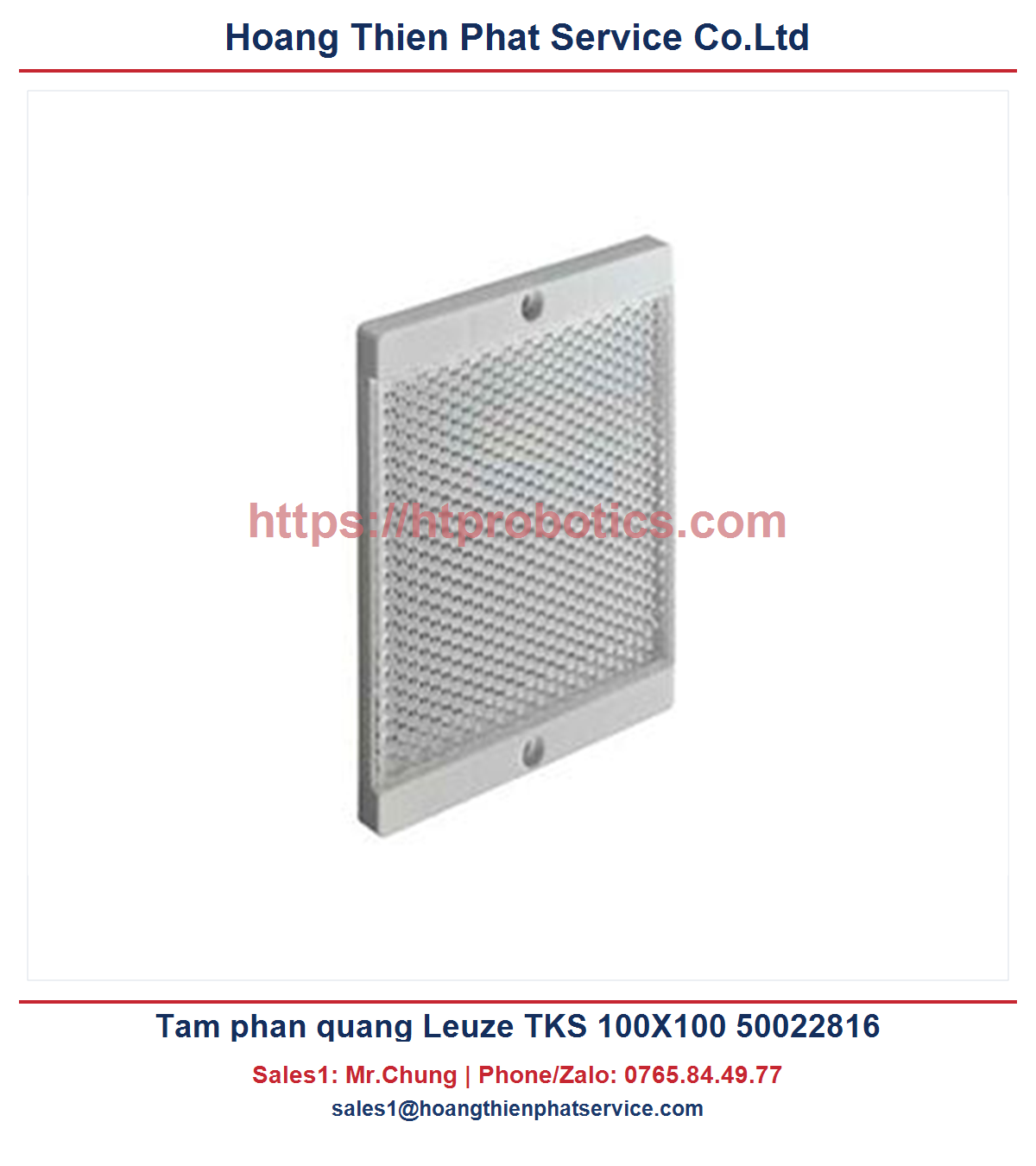 Tấm phản quang Leuze TKS 100X100 50022816