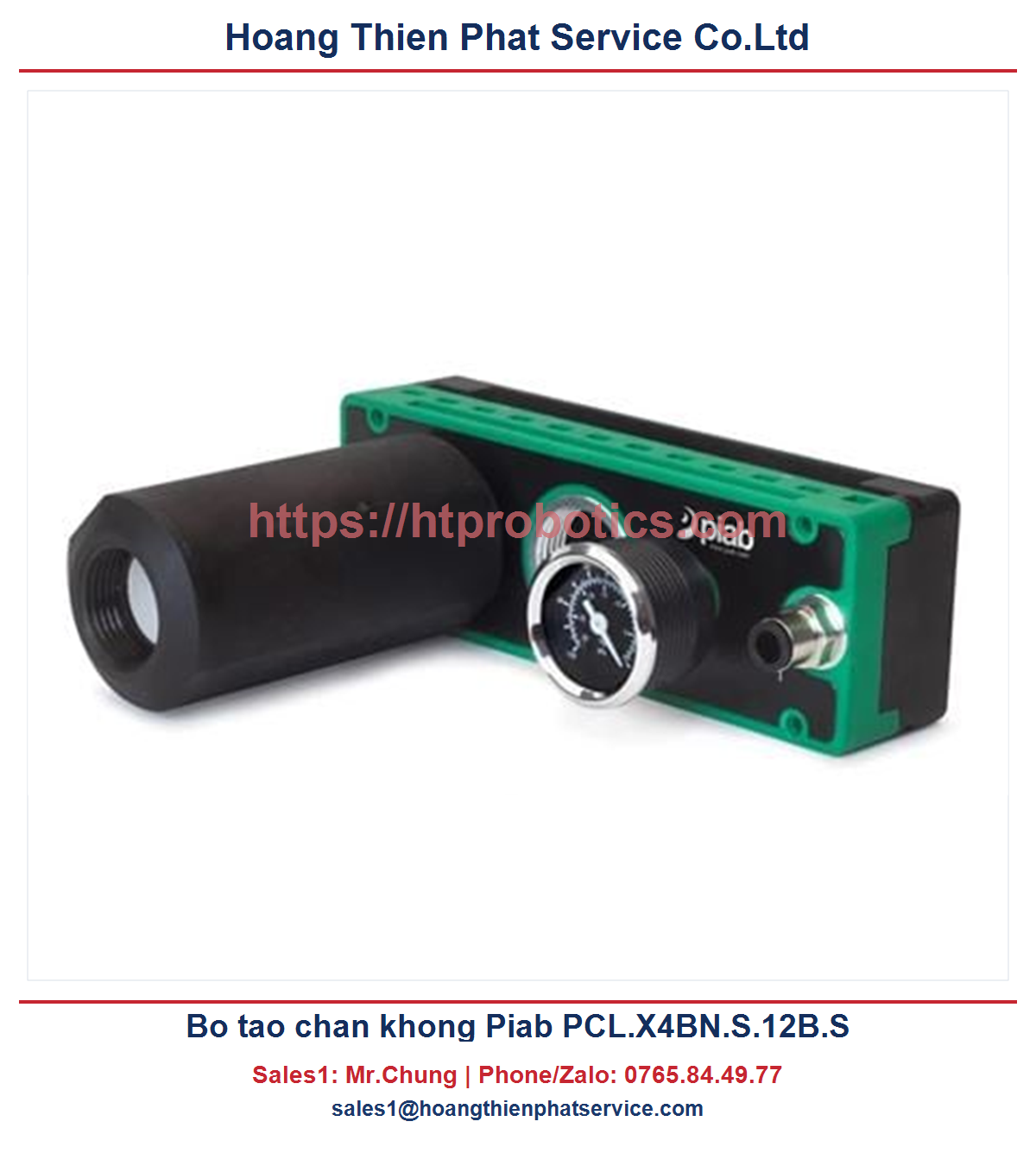 Bộ tạo chân không Piab PCL.X4BN.S.12B.S