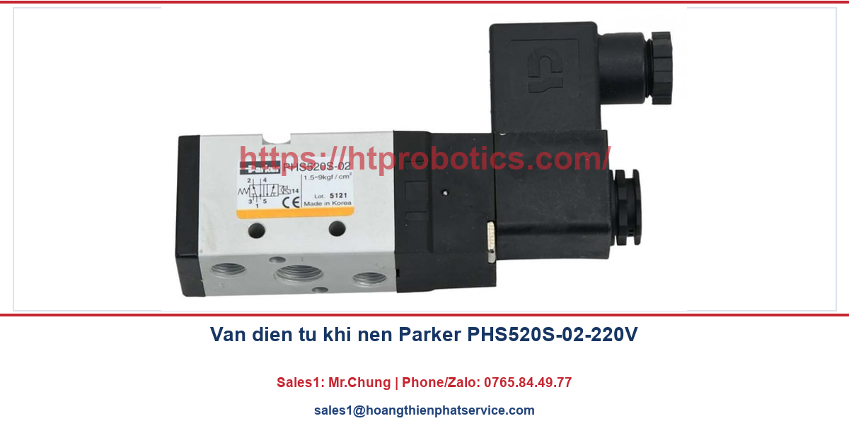 Van điện từ khí nén Parker PHS520S-02-220V