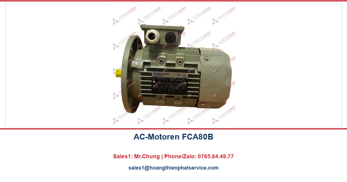 Motor AC-Motoren FCA80B 0.75kW 400V