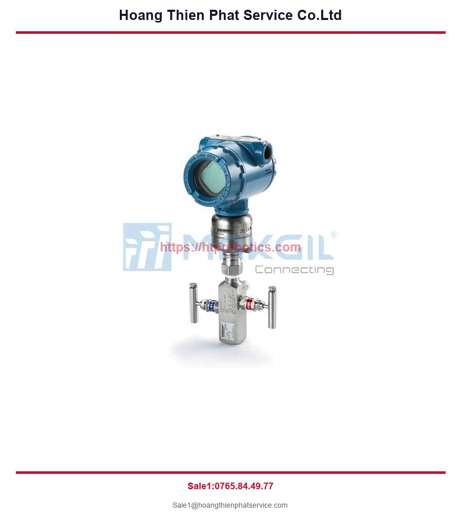 Cảm biến đo chênh áp Rosemoun 3051SMV2M33NNR2A11A1AC2M5P1Q4Q8