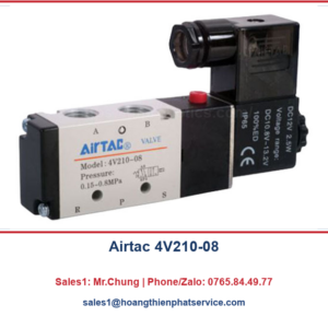 Van khí nén Airtac 4V210-08 24VDC