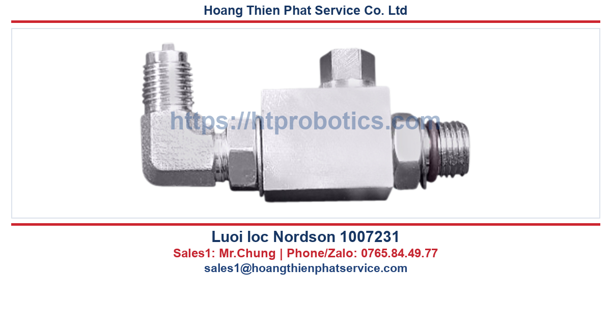 Nordson 1007231 FILTER.SATURN.IN-LINE.100 MESH.90DEG