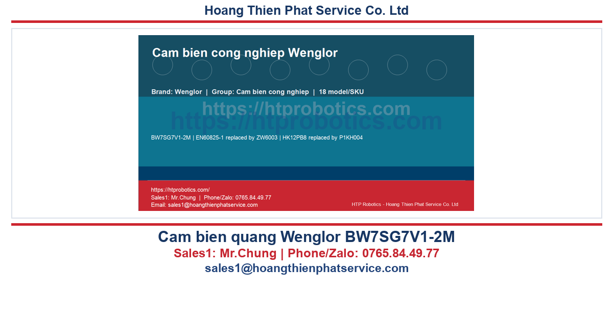 Cảm biến quang Wenglor BW7SG7V1-2M