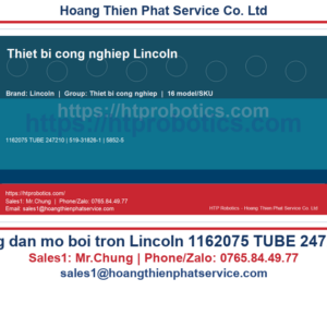 Ống dẫn mỡ bôi trơn Lincoln 1162075 TUBE 247210