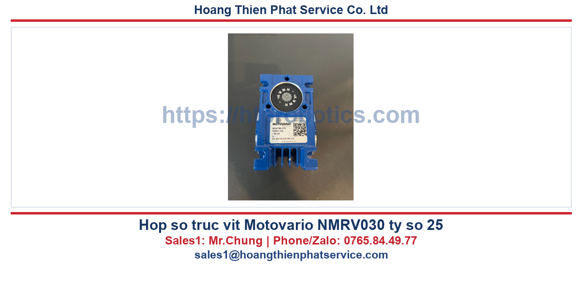 Hộp số Motovario NMRV030