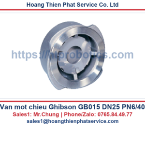 Van một chiều Ghibson GB015 DN25 PN6/40