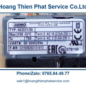 Bộ khống chế nhiệt độ Jumo 602031/80 - Bộ khống chế nhiệt độ Jumo 602031/80
