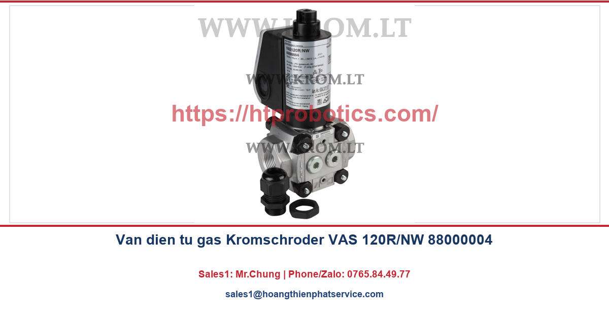 Van điện từ gas Kromschröder VAS 120R/NW 88000004